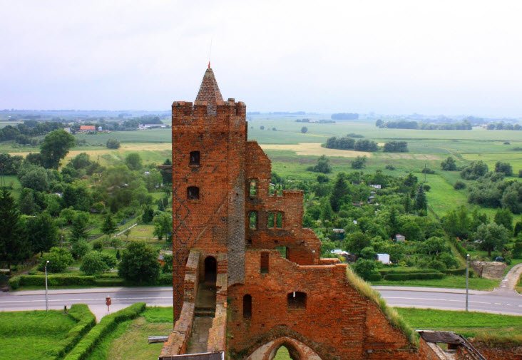 Teutonic Castle in Radzyn Chełmiński, Poland